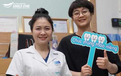 Niềng invisalign khắc phục răng khấp khểnh cho cô nàng cá tính Minh Trang